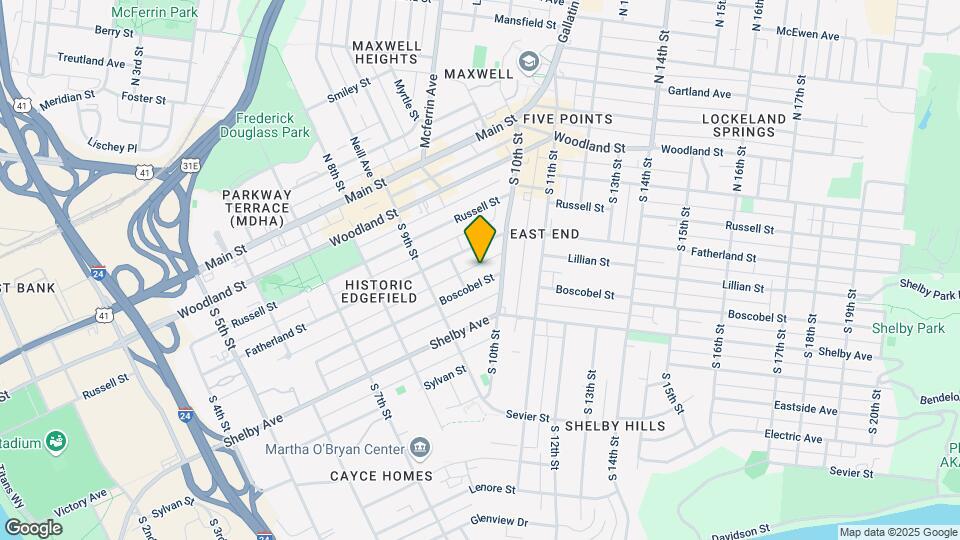 925 Boscobel St Map and Location Details