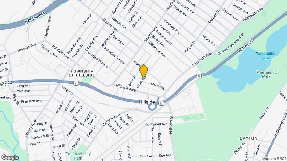 1437 Munn Ave, Unit 1st flr apt Map and Location Details