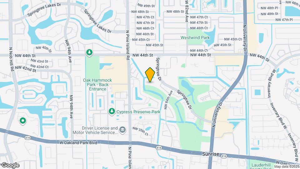 8461 Springtree Dr Mapa y Detalles de la Ubicación