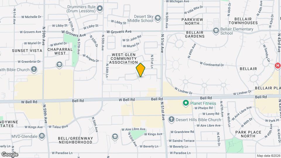 17183 N 53rd Ave Map and Location Details