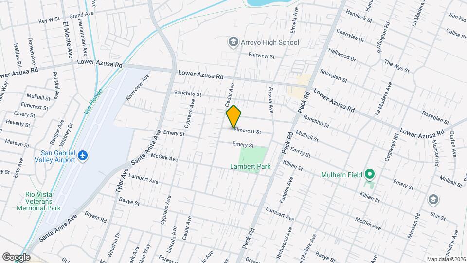 11328 Elmcrest St Map and Location Details