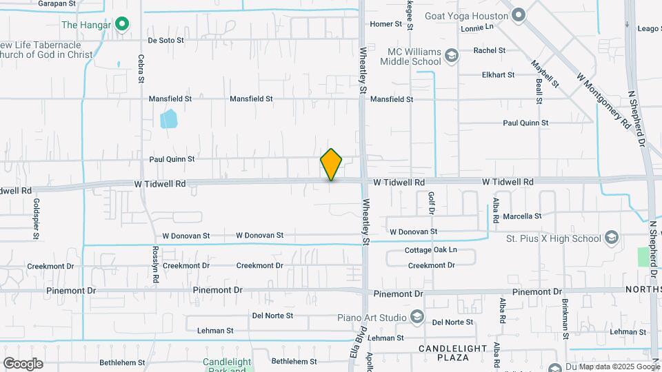 1223 W Tidwell Rd Map and Location Details