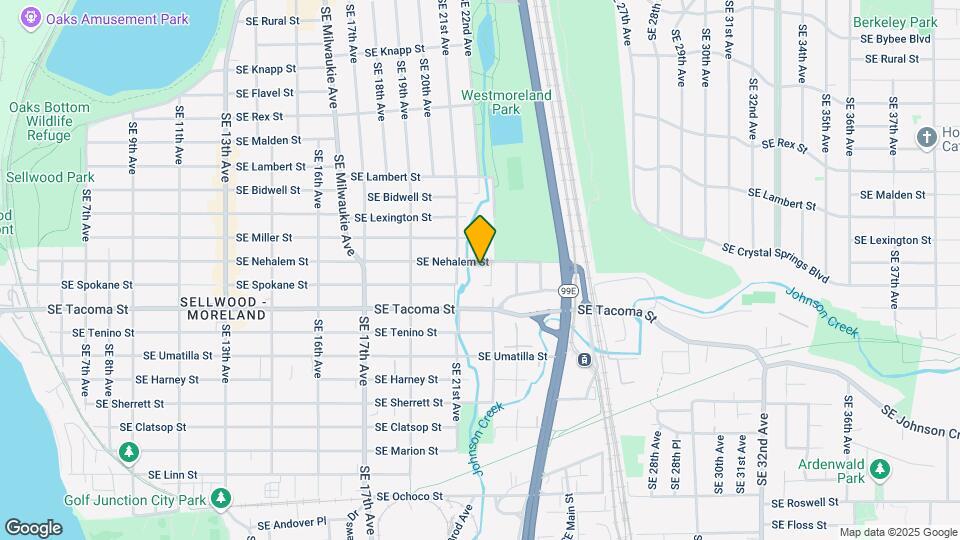 2210 SE Nehalem St Mapa y Detalles de la Ubicación