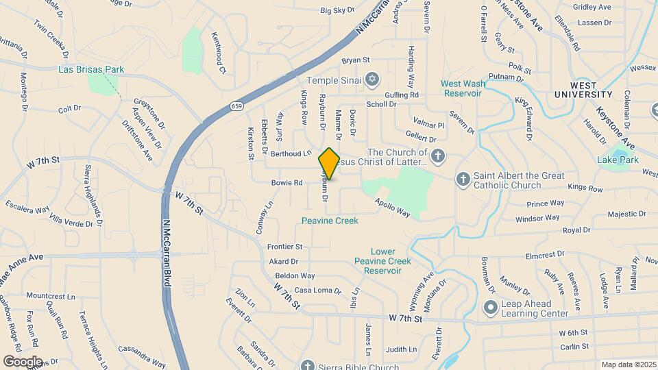 1170 Rayburn Dr Map and Location Details