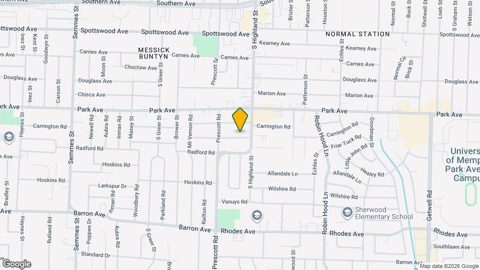 3472 Hadley Rd Map and Location Details