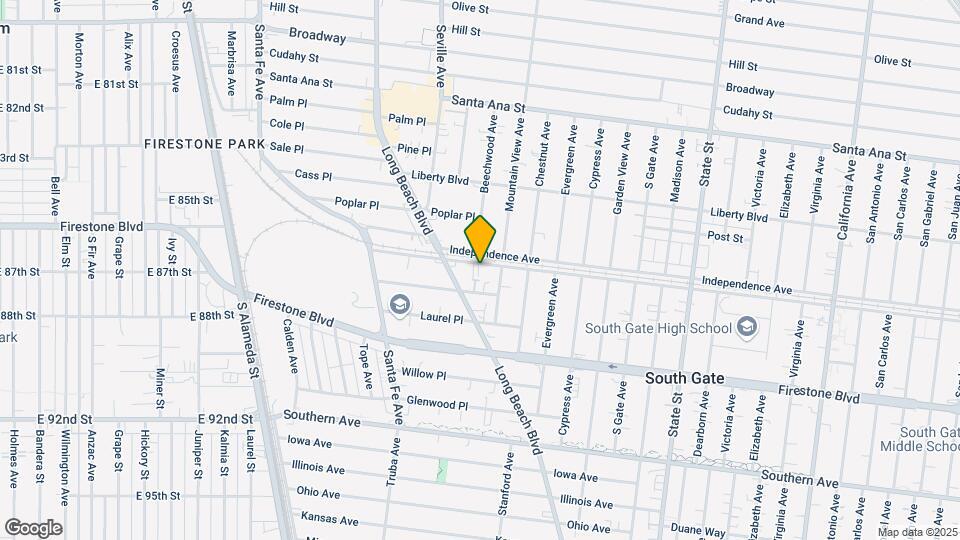 2838 Ardmore Ave Mapa y Detalles de la Ubicación