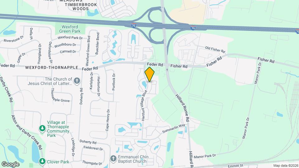 1006 Hartford Village Blvd Map and Location Details