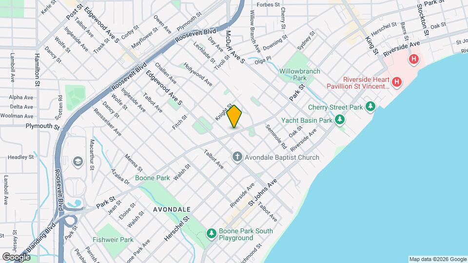 3323 Park St Map and Location Details