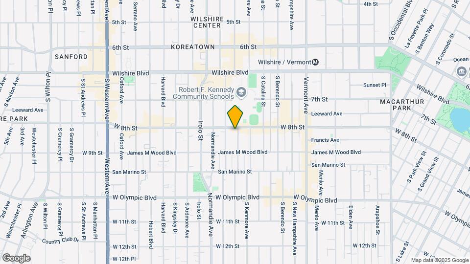 807 Fedora St Map and Location Details