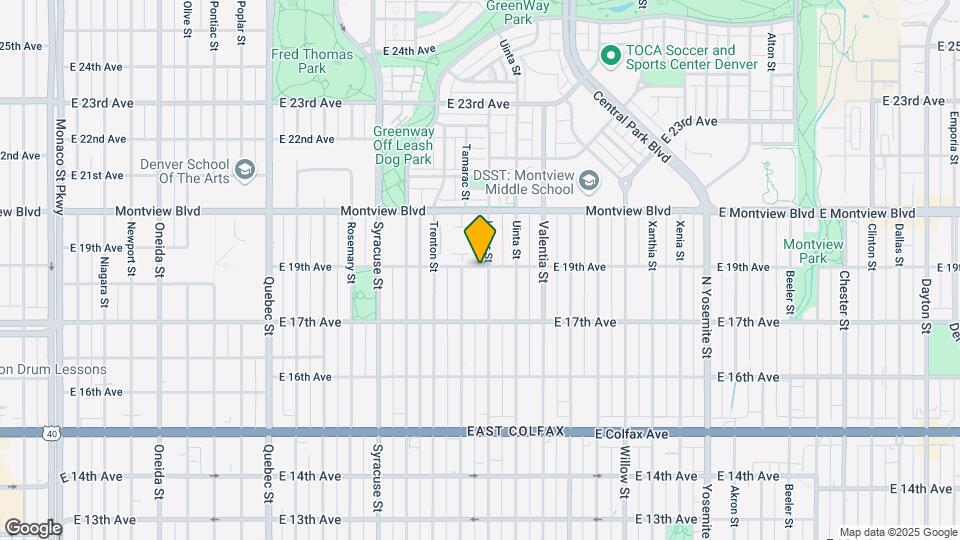 1795 Ulster St Map and Location Details