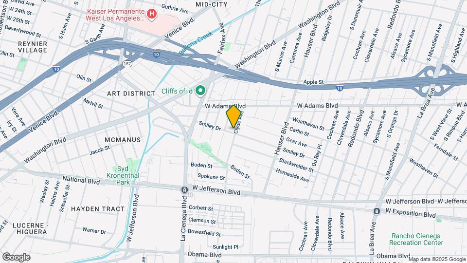 2669 Clyde Ave Map and Location Details