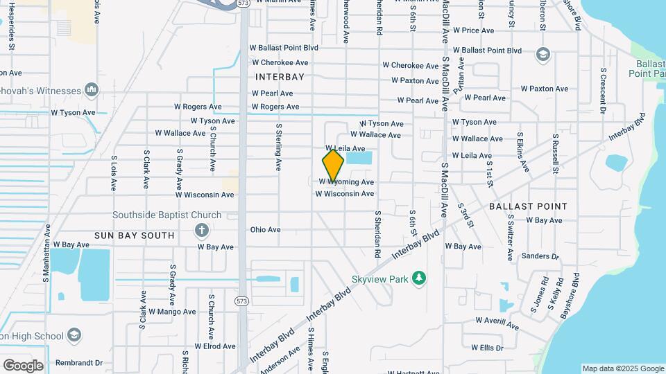 5611 S Sherwood Ave Map and Location Details