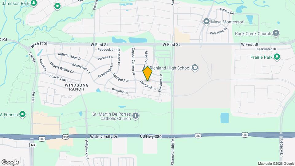 3920 Marigold Ln Map and Location Details