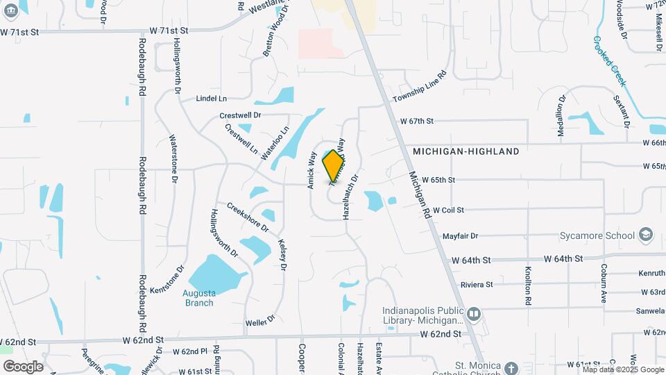 6503 Townsend Way Map and Location Details
