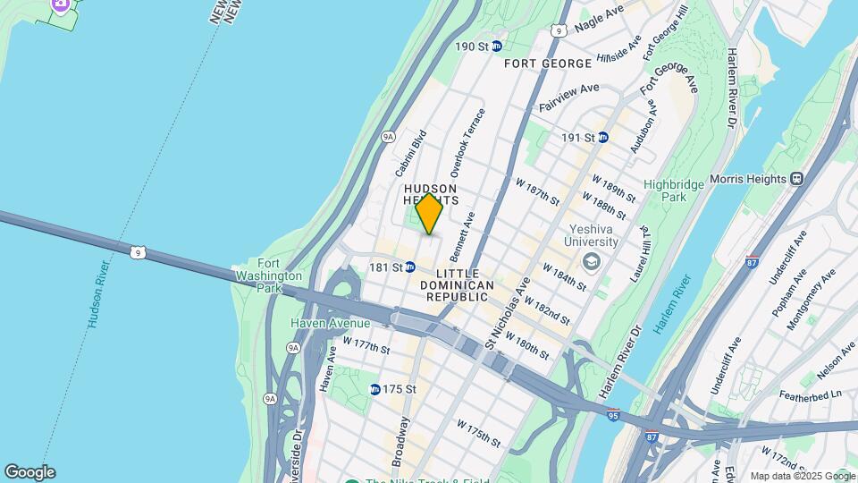 500 Fort Washington Ave Mapa y Detalles de la Ubicación