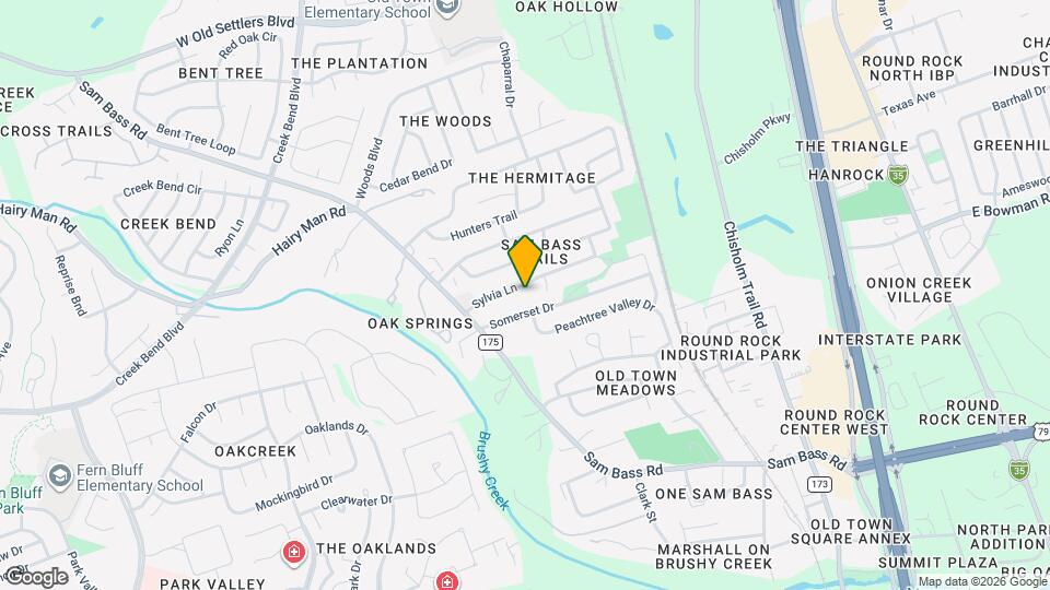 1703 Sylvia Ln Mapa y Detalles de la Ubicación