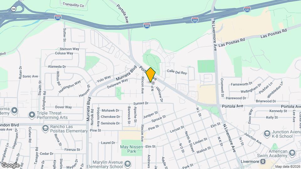 1351 N P St Map and Location Details