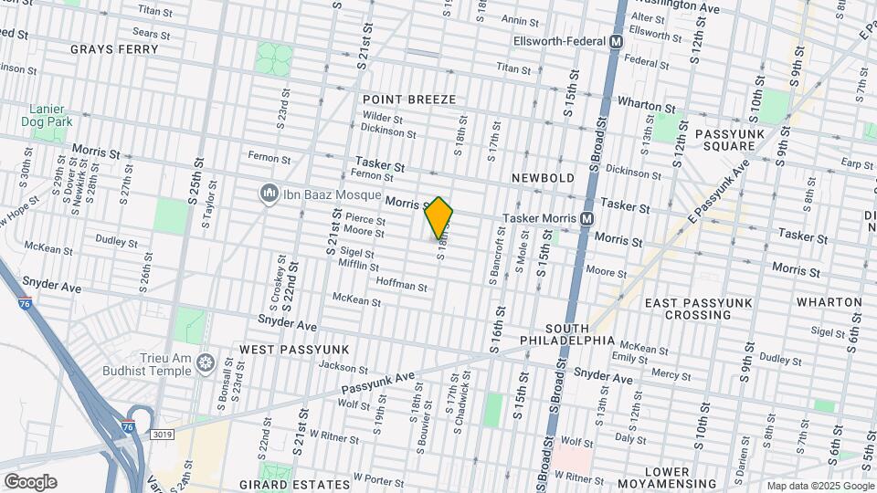 1800 S 18th St Map and Location Details