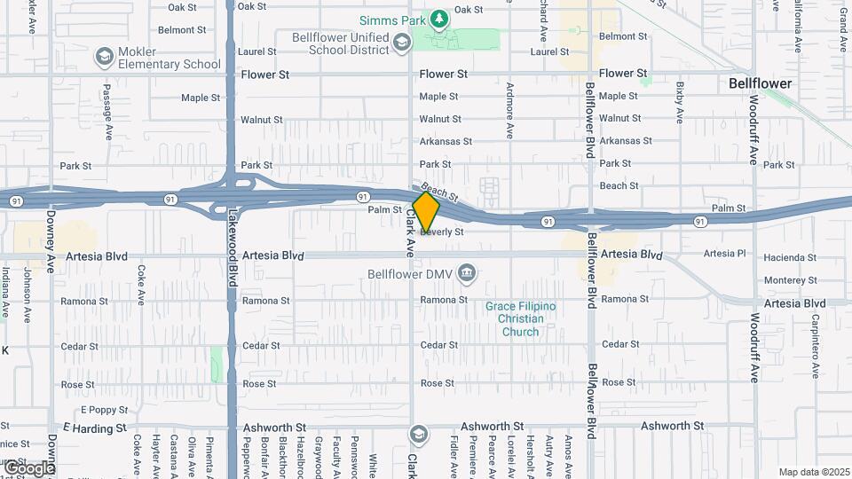 9412 Beverly St Map and Location Details