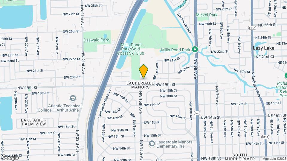 Ft Lauderdale Duplex Map and Location Details