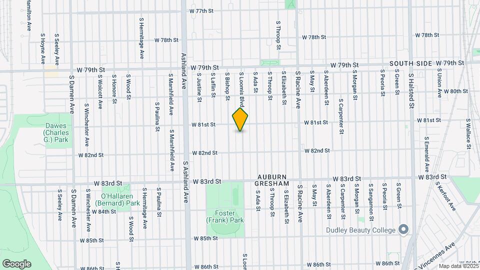 8120 S Loomis Blvd-Unit -1 Map and Location Details
