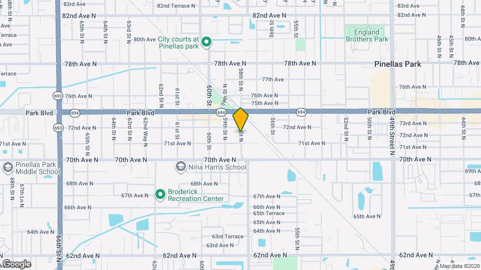 6421 81st Ave Map and Location Details