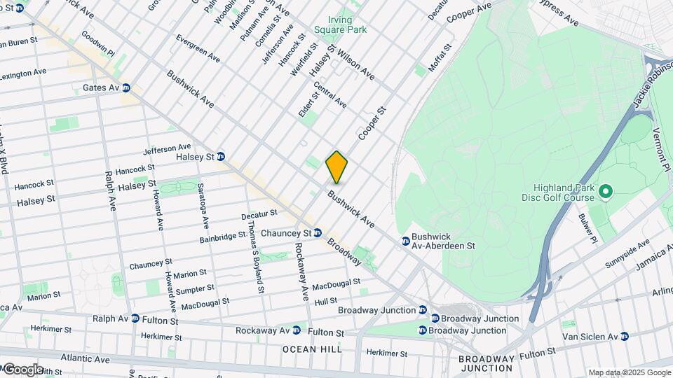 1411 Bushwick Ave Map and Location Details