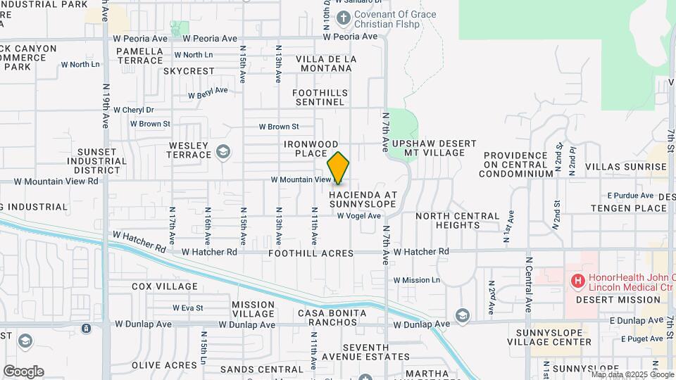 9637 N 10th Ave Map and Location Details