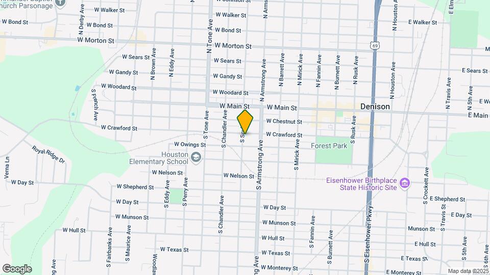830 W Crawford St Map and Location Details