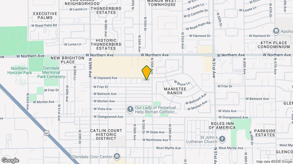 7776 N 55th Dr, Unit Unit C Map and Location Details