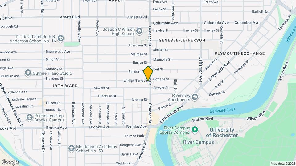 739 Genesee St, Unit 4 Map and Location Details