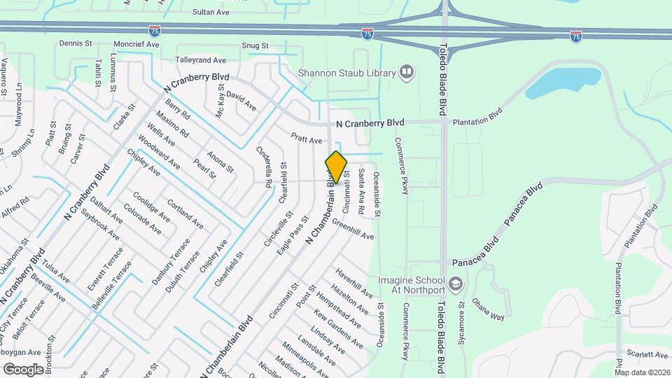 3958 N Chamberlain Blvd Map and Location Details