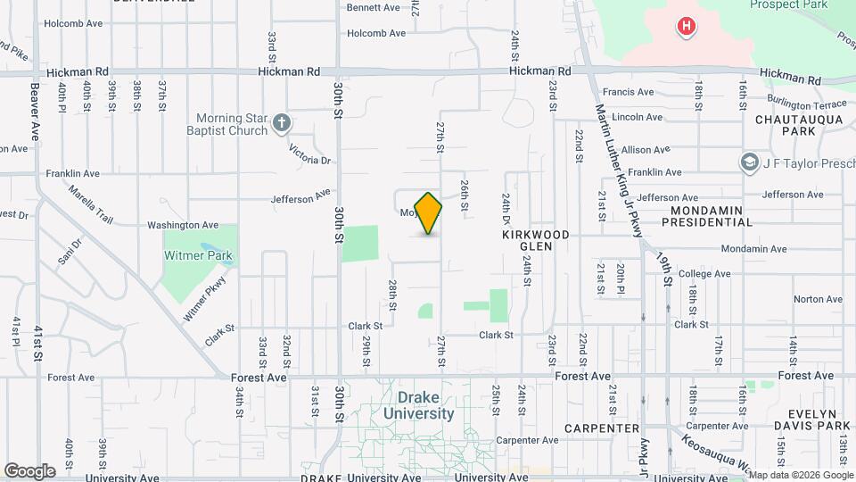 2708 Mondamin Ave Map and Location Details