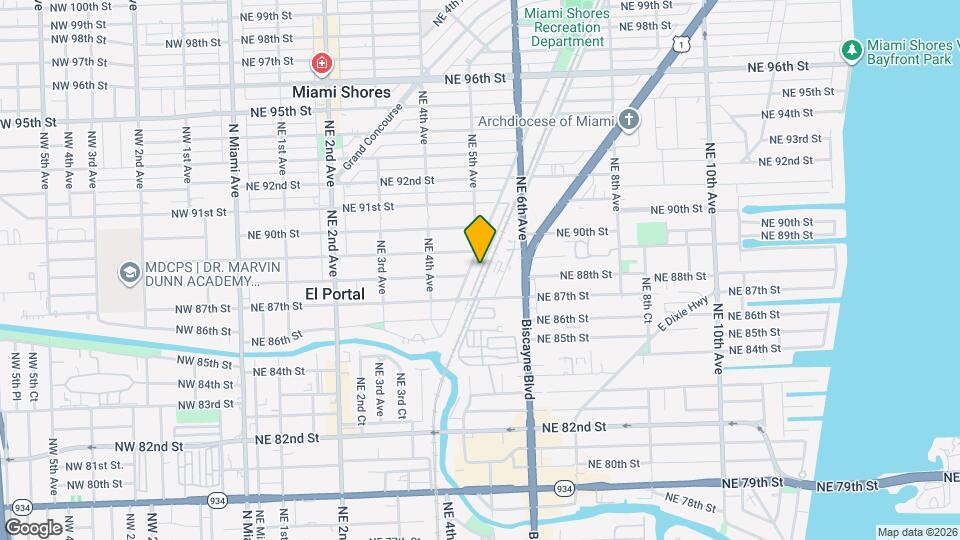 8823 NE 4th Avenue Rd Map and Location Details