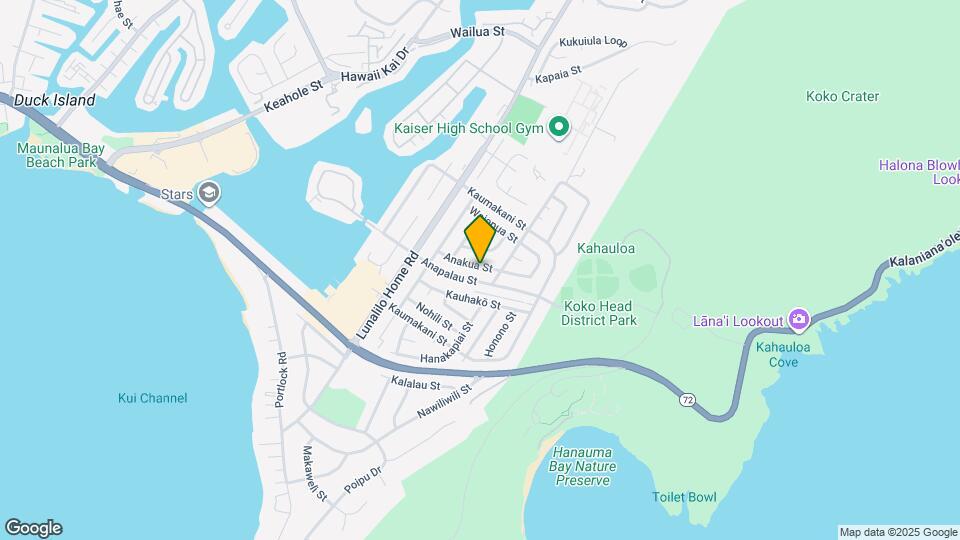 7263 Anakua St Mapa y Detalles de la Ubicación