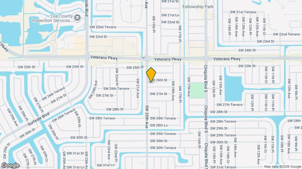 1919 SW 26th Terrace Map and Location Details