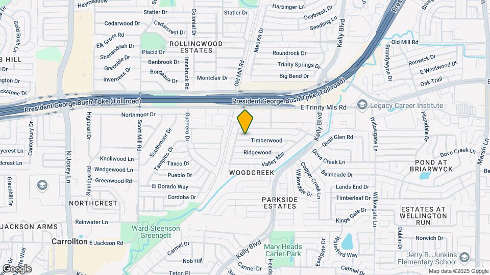 2205 Timberwood Map and Location Details