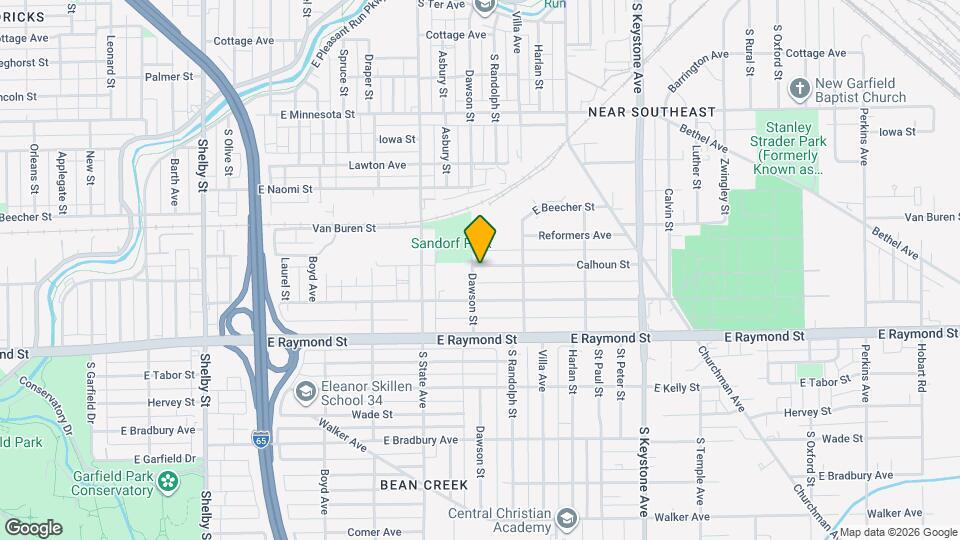 1805 Calhoun St Map and Location Details