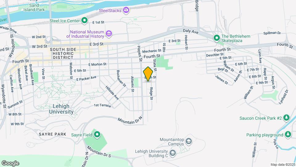 932 Sullivan St Map and Location Details