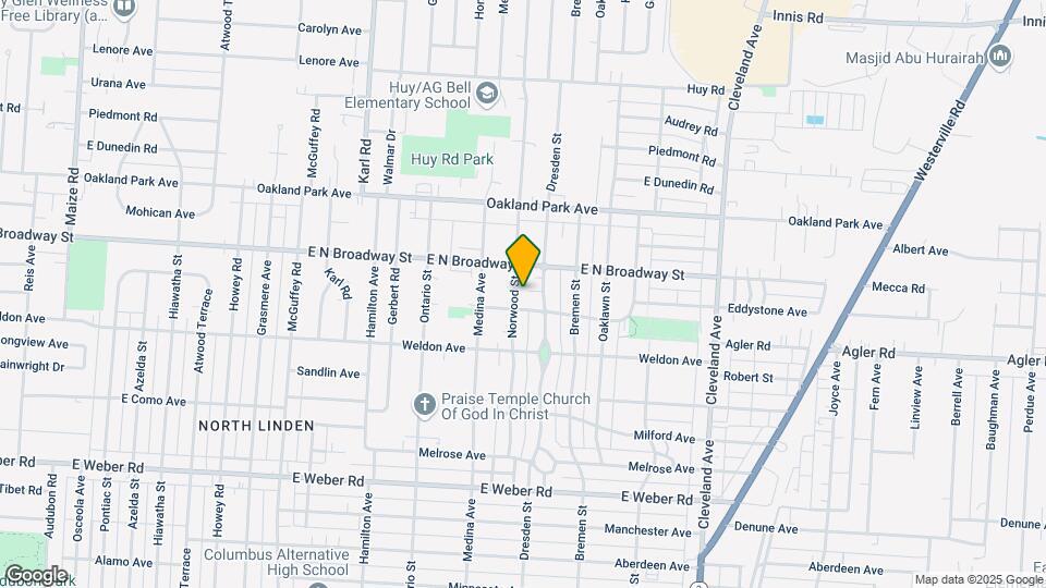 3050 Norwood St Map and Location Details