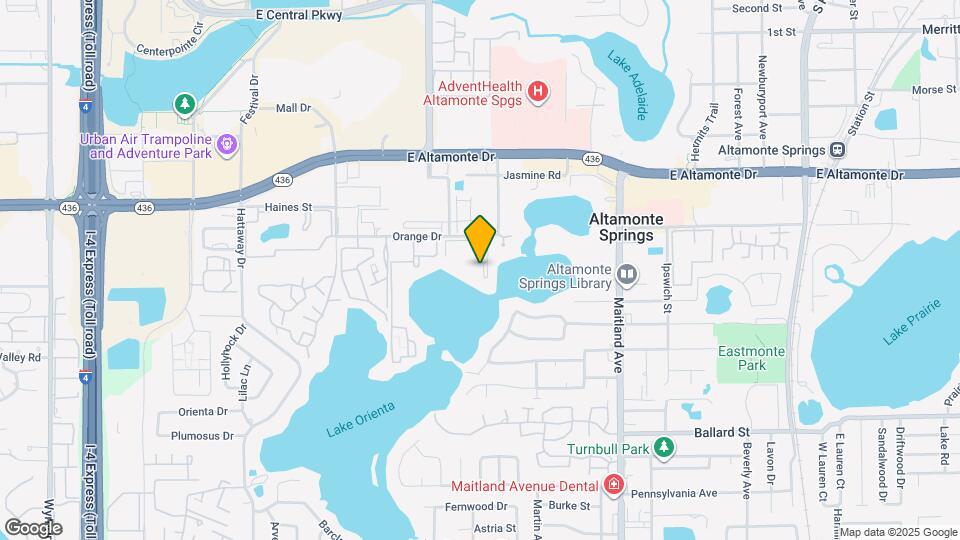 608 Orange Dr Map and Location Details