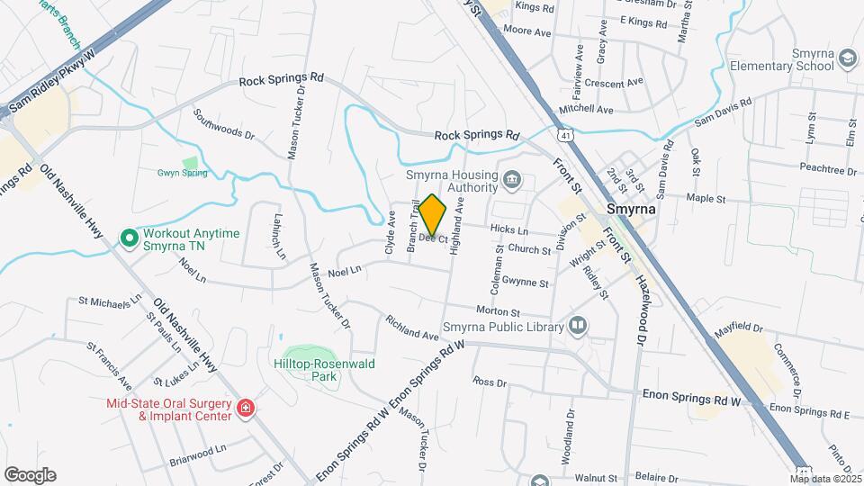 105 Dee Ct Map and Location Details