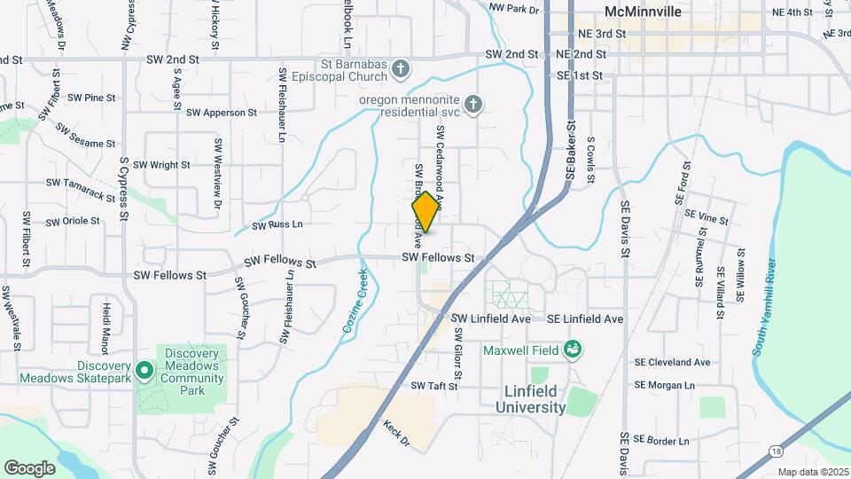 800 SW Brockwood Ave Map and Location Details
