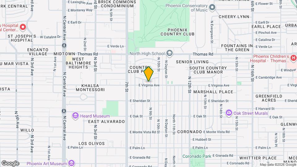 2602 N 9th St Mapa y Detalles de la Ubicación