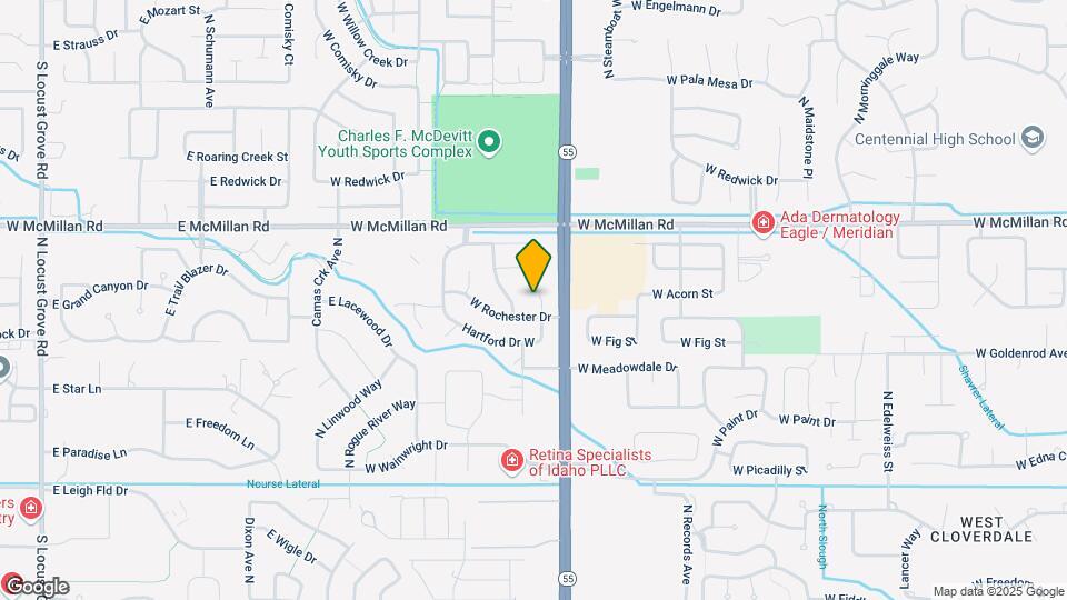 4565 N Newburgh Pl Map and Location Details