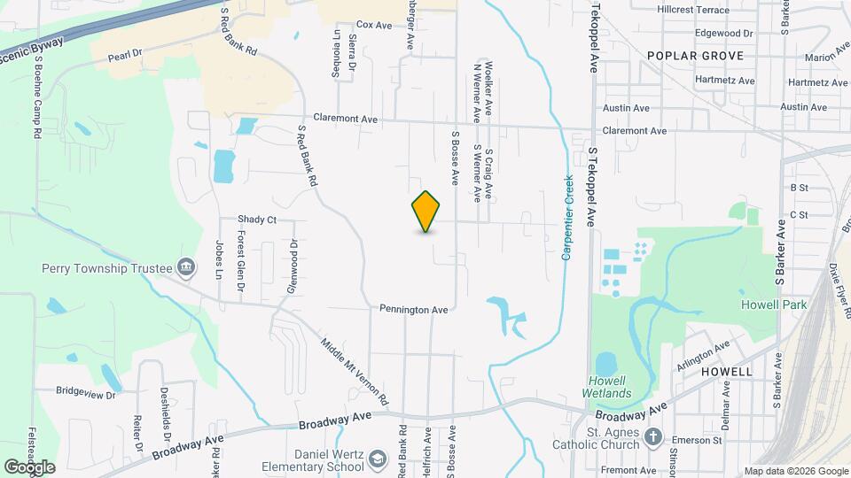 913 Sorenson Ave Map and Location Details