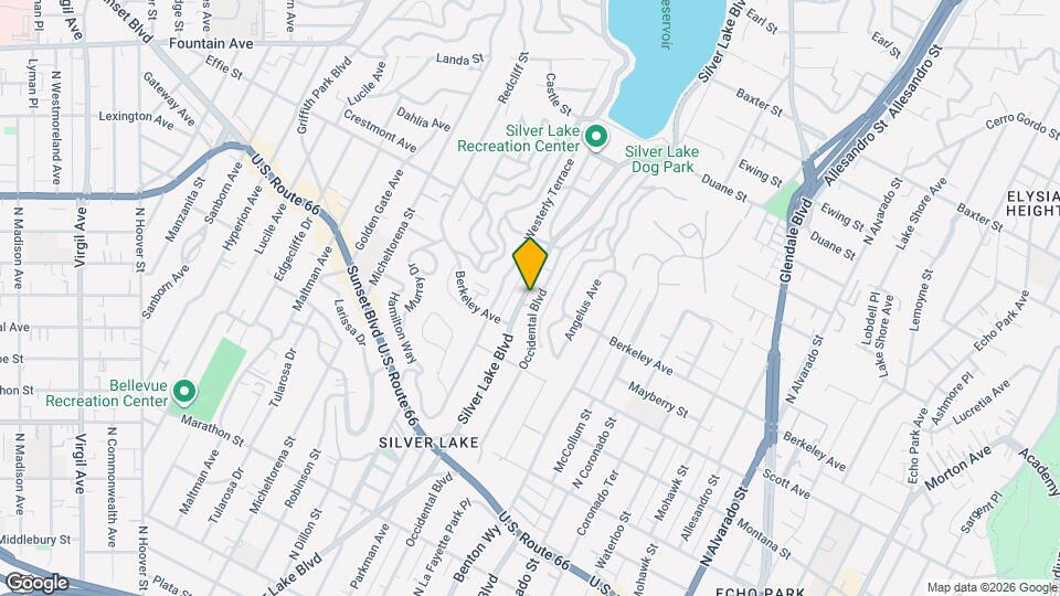 1538 Silver Lake Blvd Map and Location Details