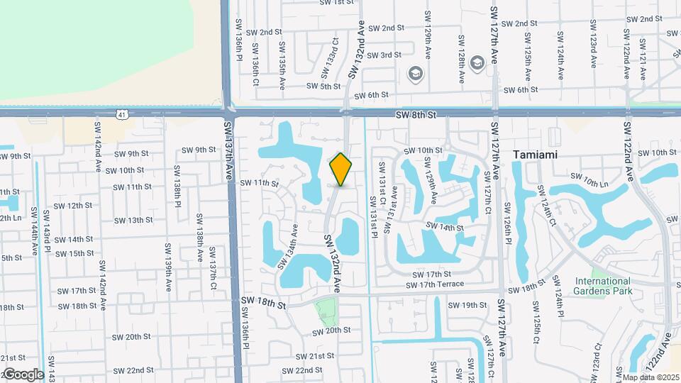 13198 SW 10th Terrace Map and Location Details