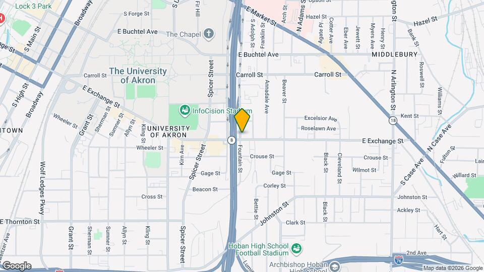 559 E Exchange St Map and Location Details