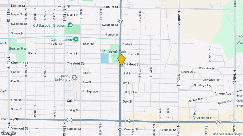 926 N 24th St Map and Location Details